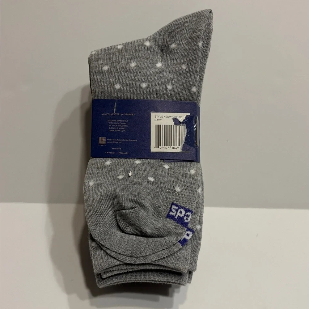 Keds Women's Crew Socks 6 Pack